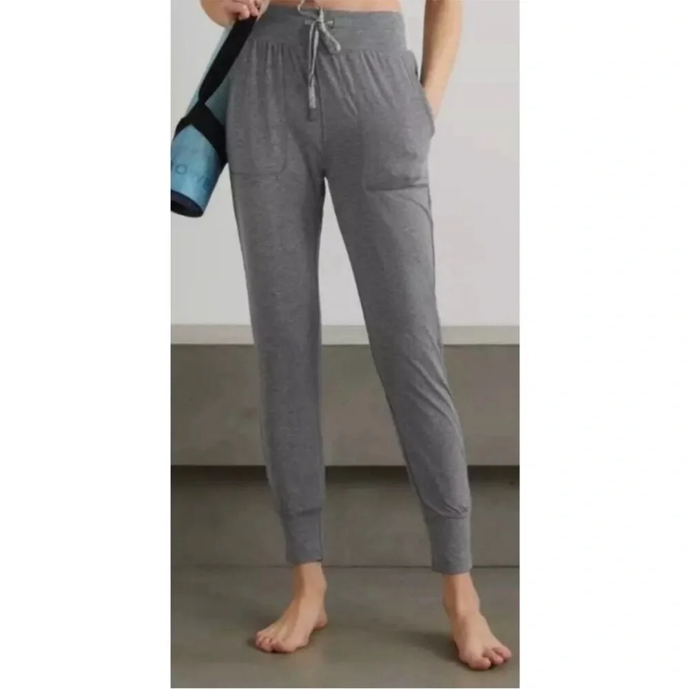 Varley Heather Gray Parkhurst Fluid Stretch Jersey Joggers